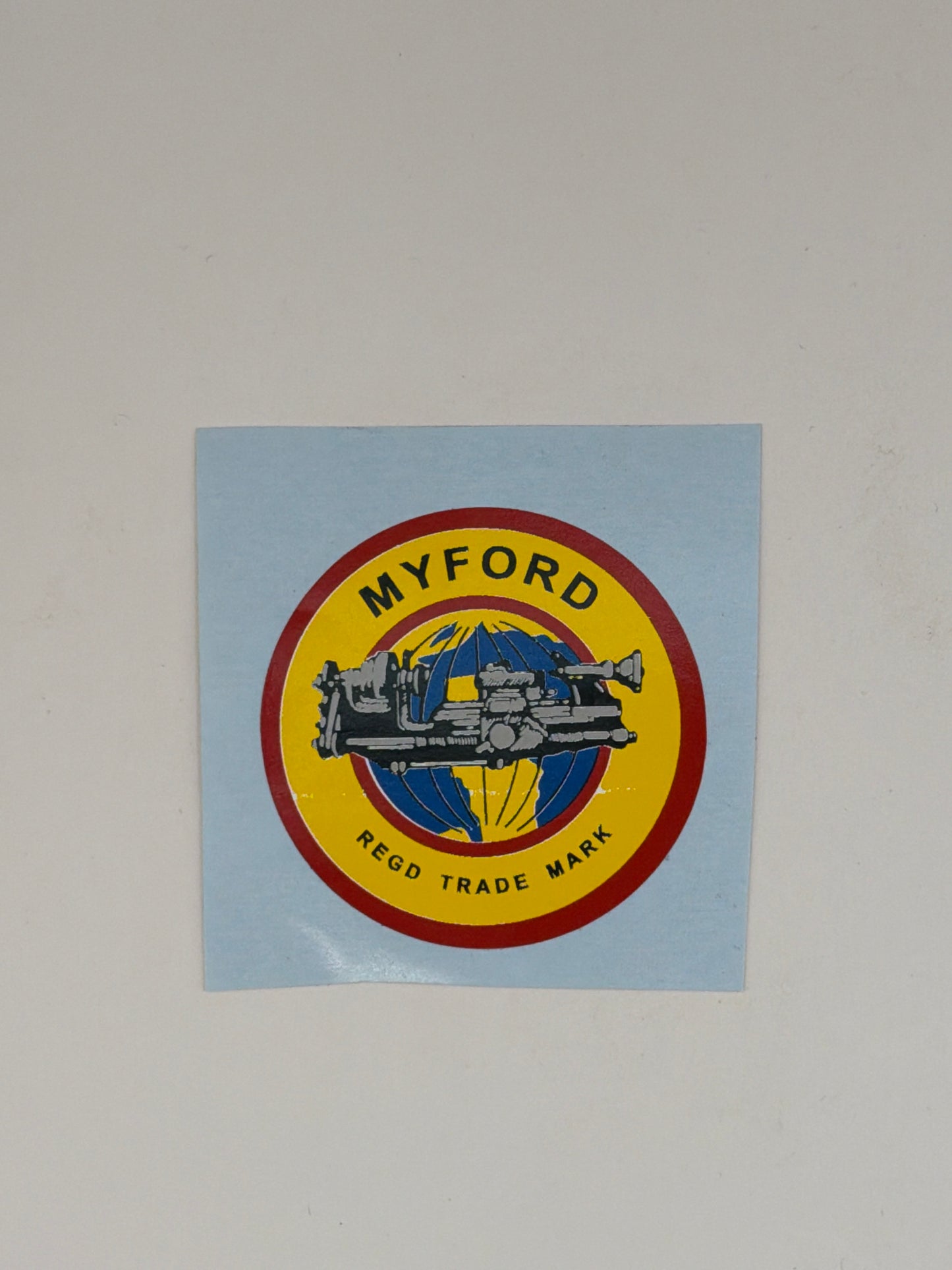 Originele Myford sticker