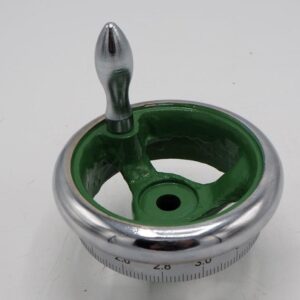 Metrisch Handwiel voor Leadscrew - Groen